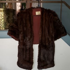 IR Fox vintage mink stole